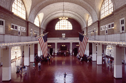 Ellis Island Hall - restored in 1997